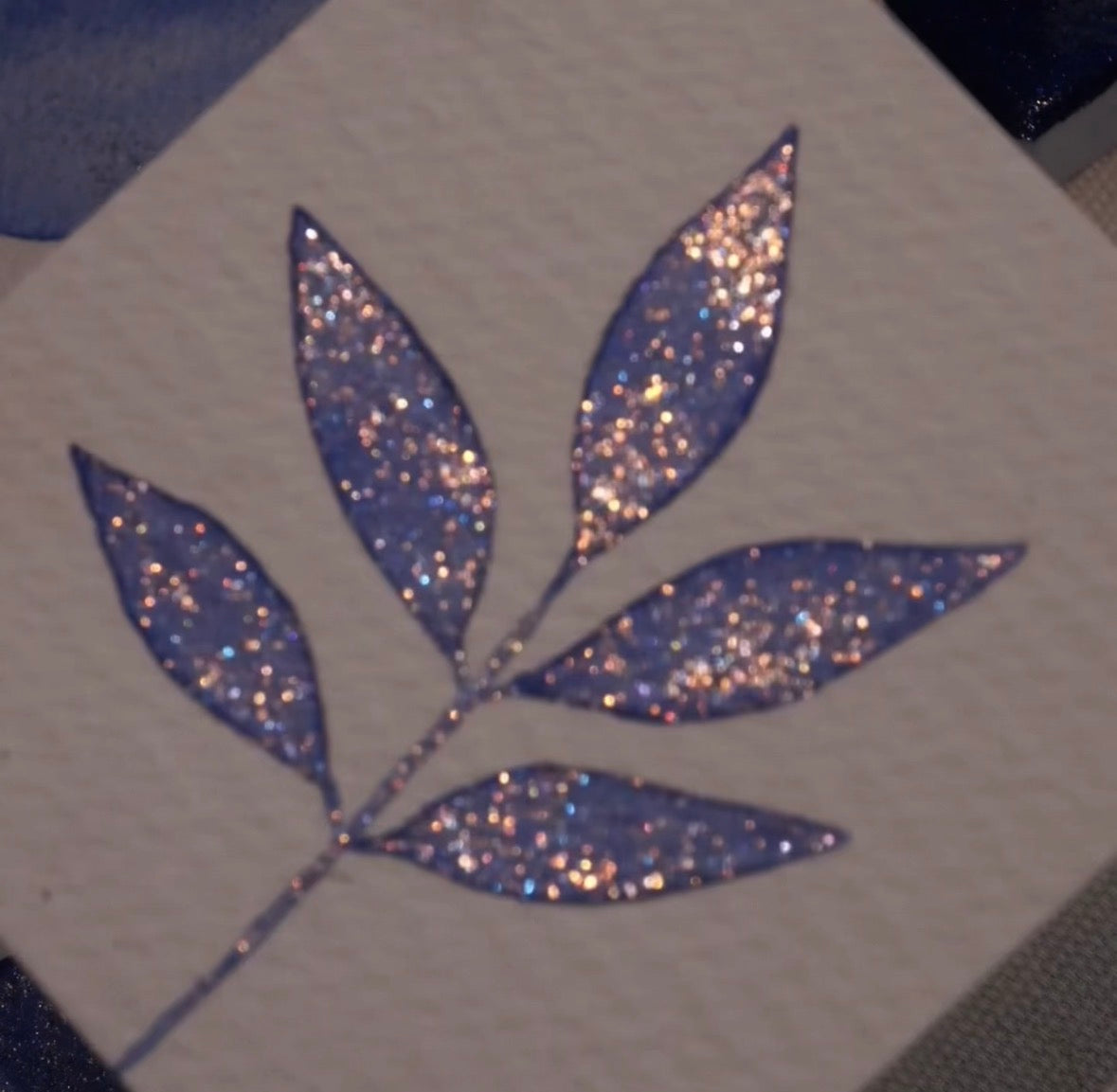 Starry Night Sparkle Watercolor