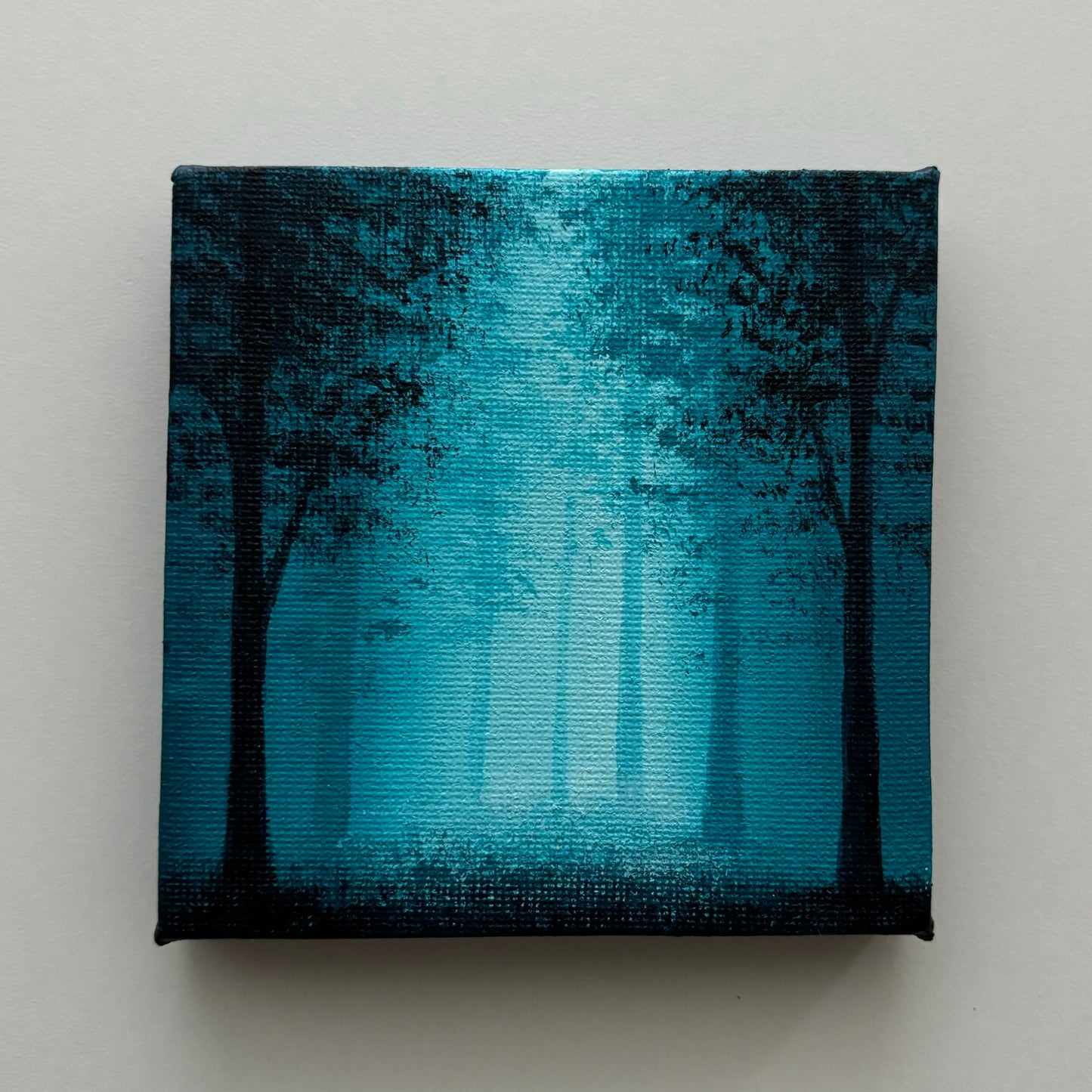 Green Forest - Mini Original Painting