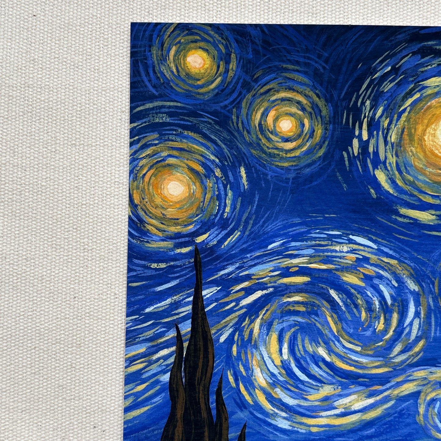 Starry Night Sky - 4 x 6” Art Print