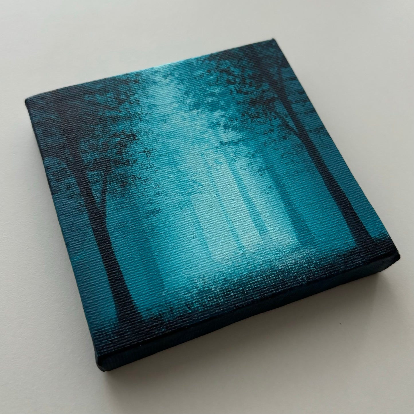 Green Forest - Mini Original Painting