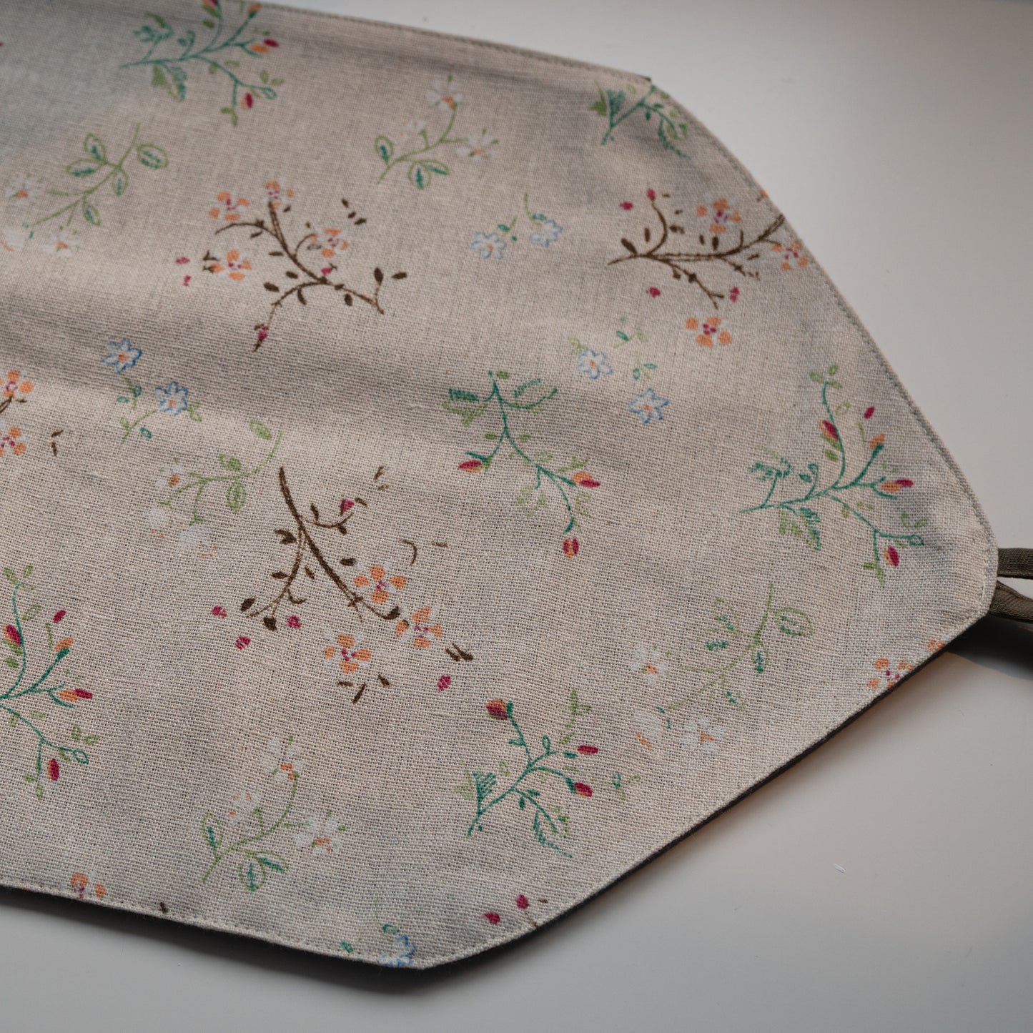 Meadow Blooms - Handmade Cotton Paintbrush Roll