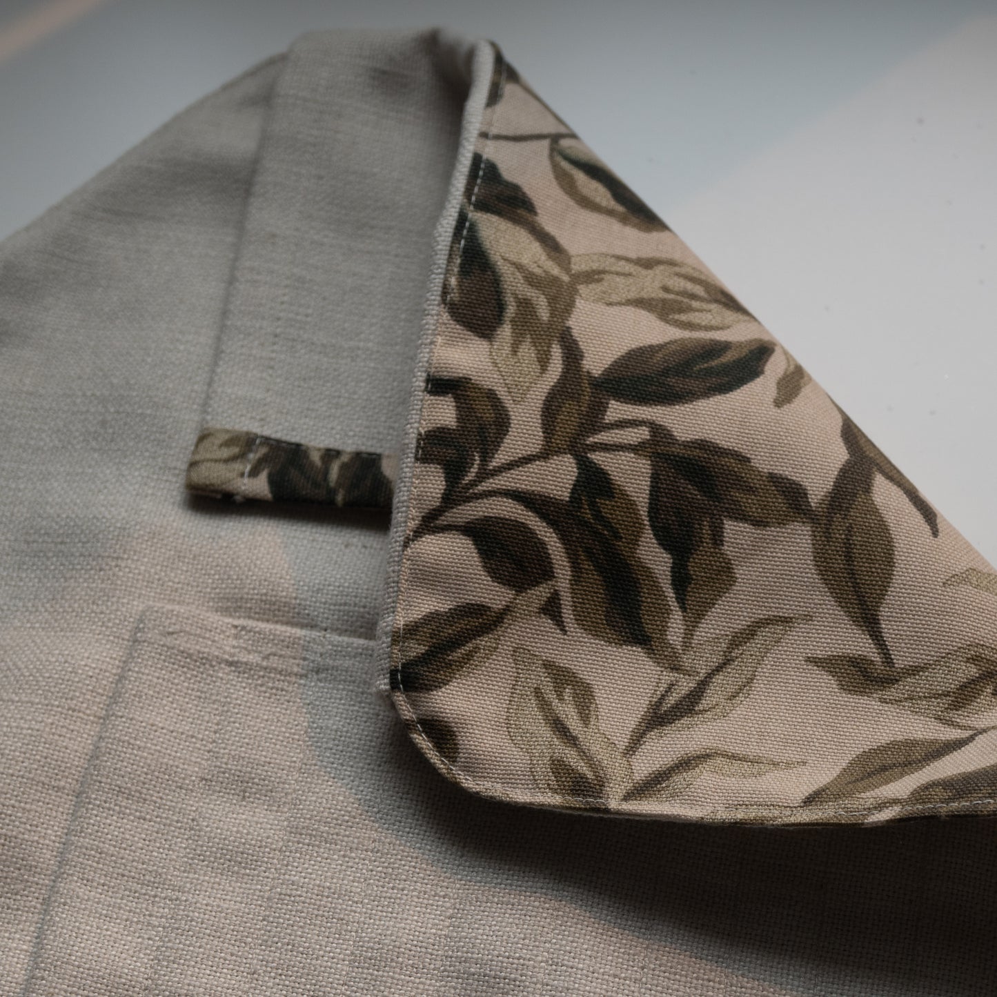 Leaves Canopy - Handmade Cotton Paintbrush Roll
