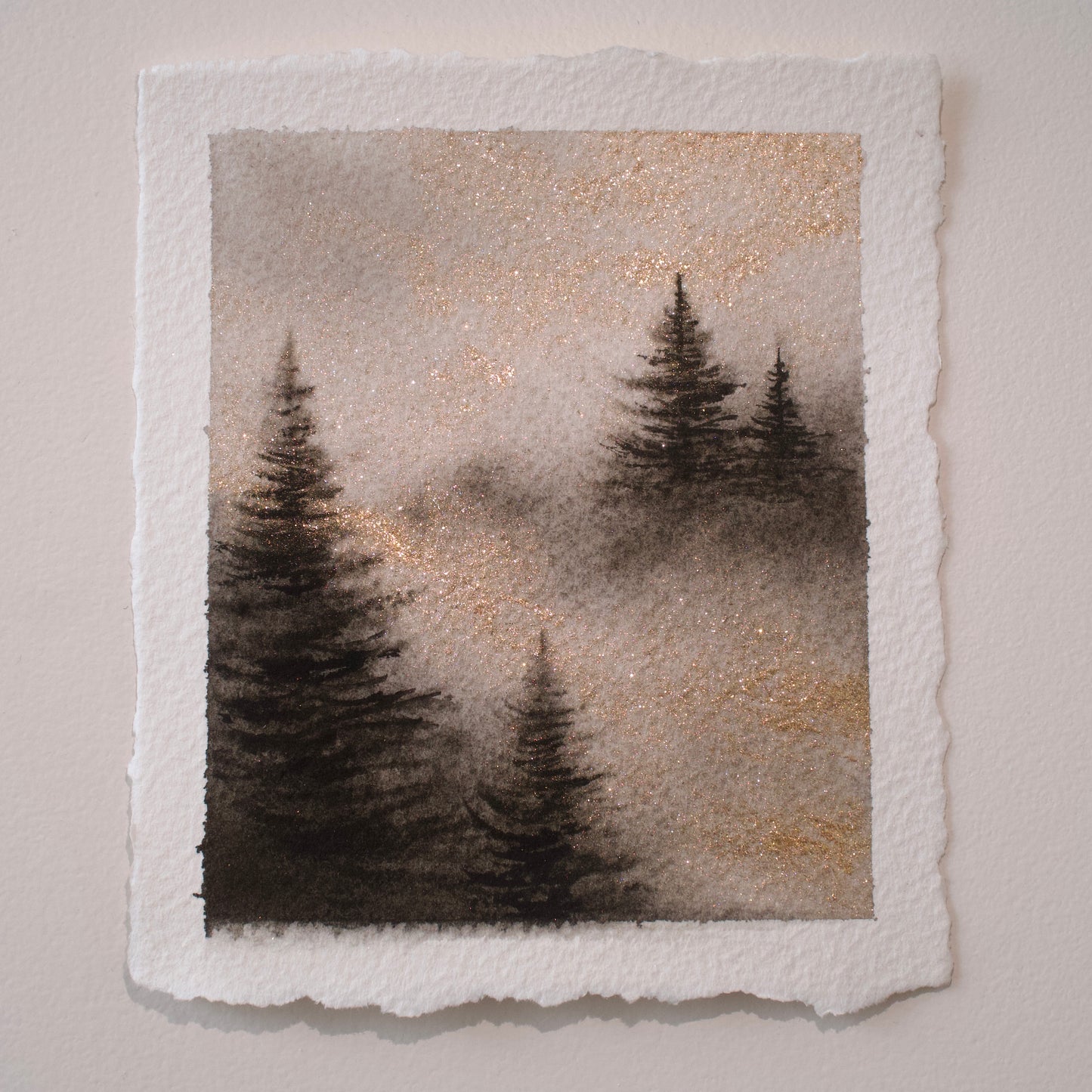 
                  
                    Golden Mist - Original Mini Watercolour Painting
                  
                