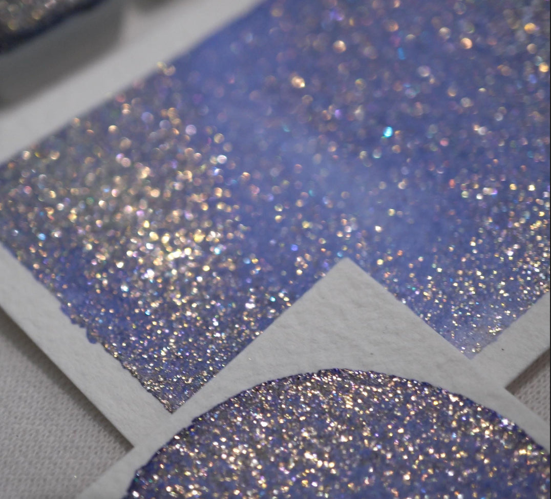 Starry Night Sparkle Watercolor
