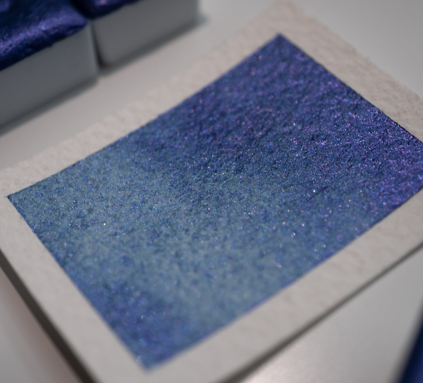 Violet Indigo Shimmer Watercolour