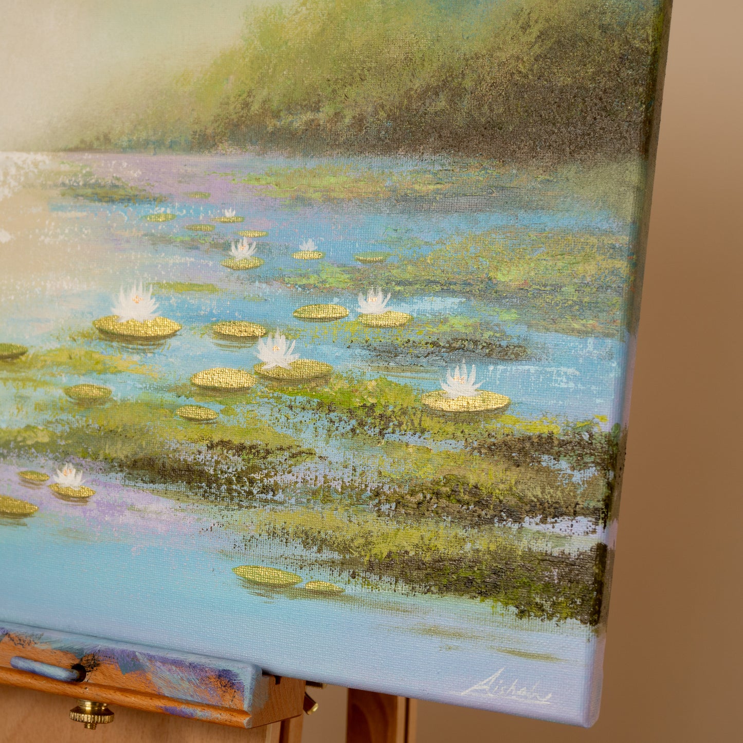 Lily Pond Reverie - 18 x 24 inches - Original Painting