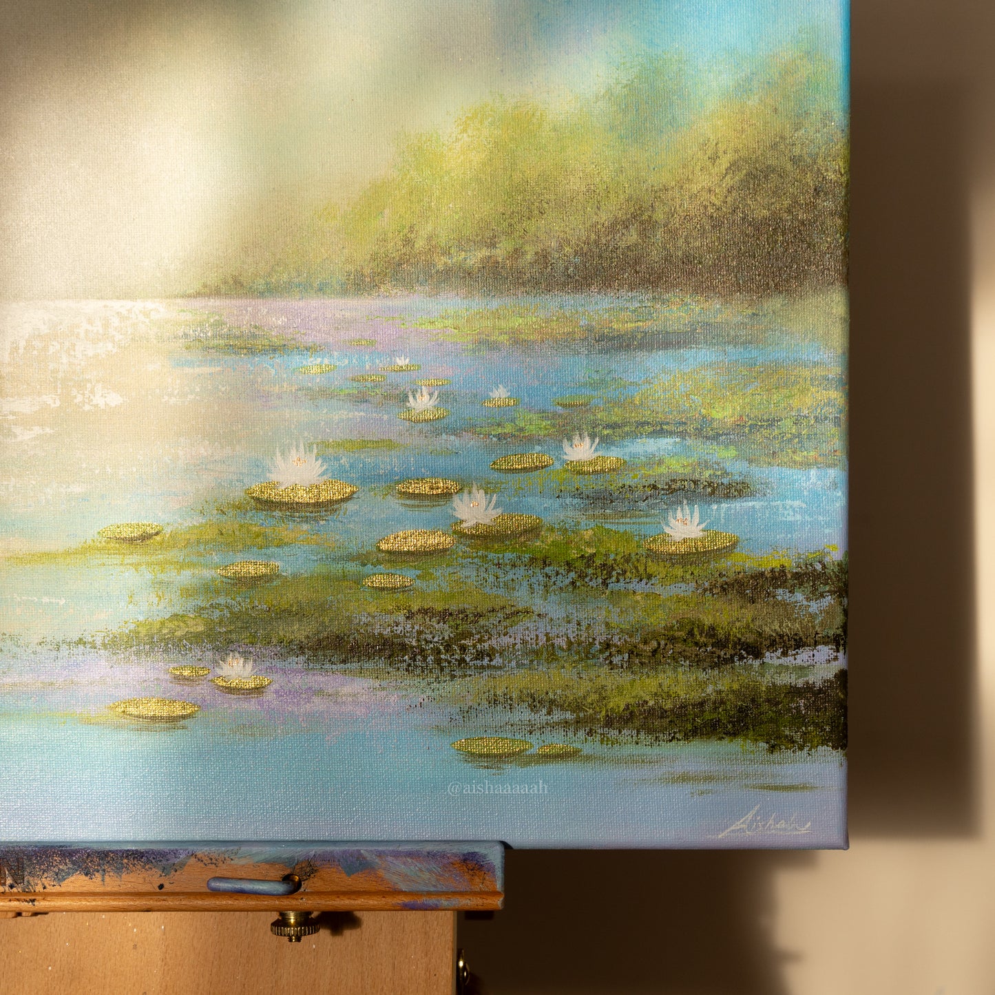 Lily Pond Reverie - 18 x 24 inches - Original Painting