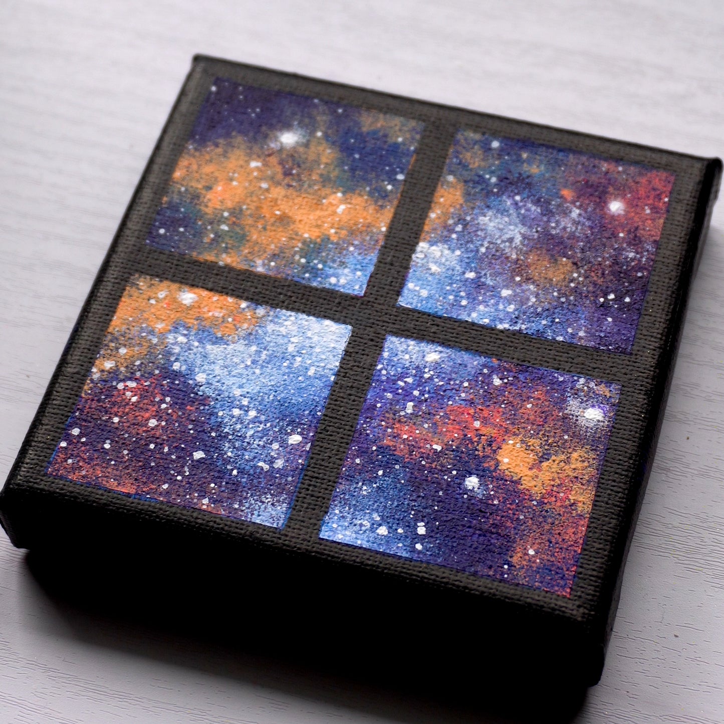 Mini Acrylic Painting - Cosmic Window