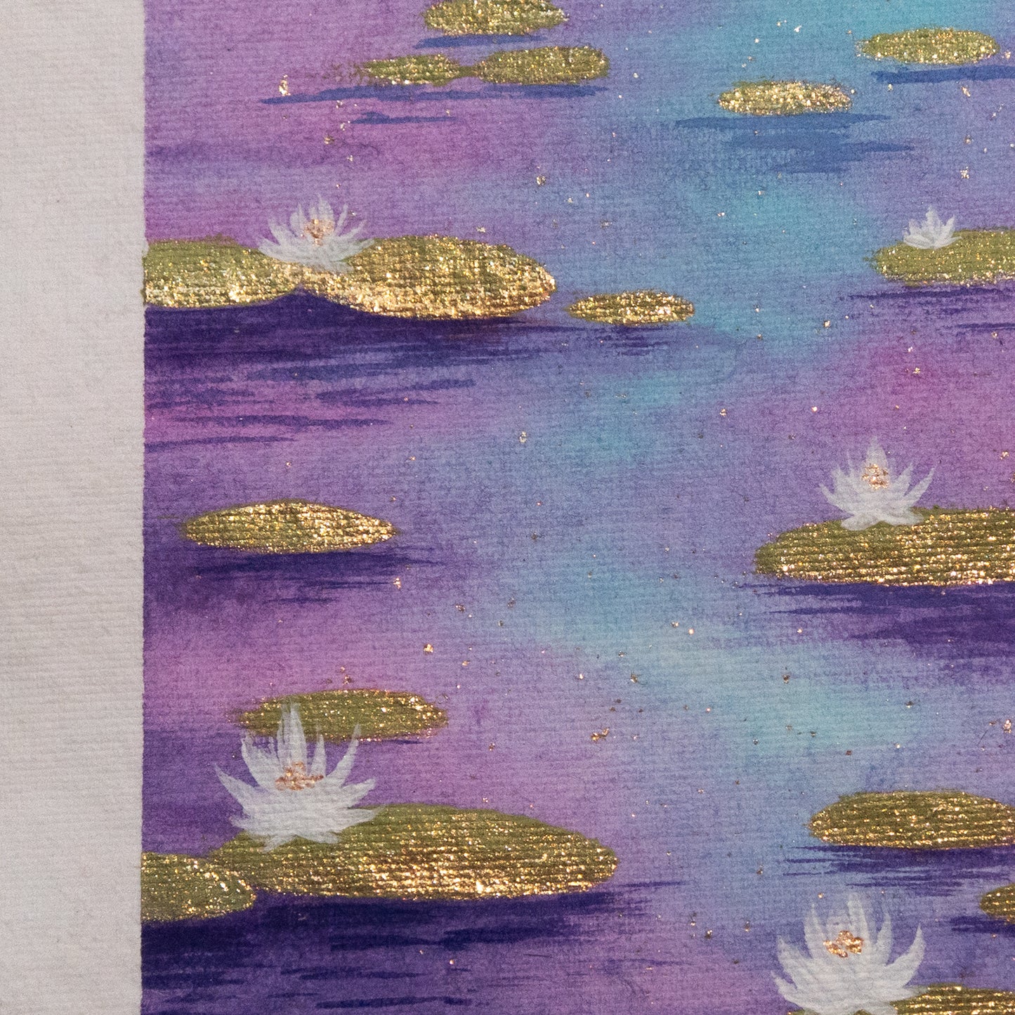 Sparkly Lily Pads - Original Painting