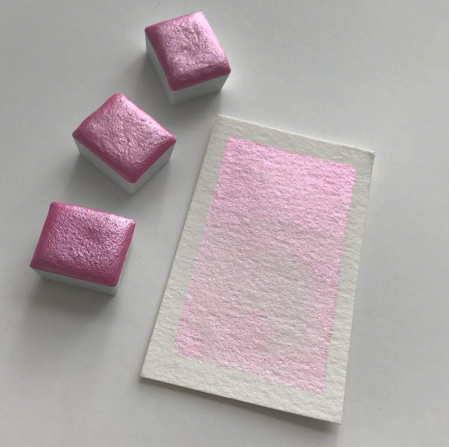Cotton Candy Pink Watercolour