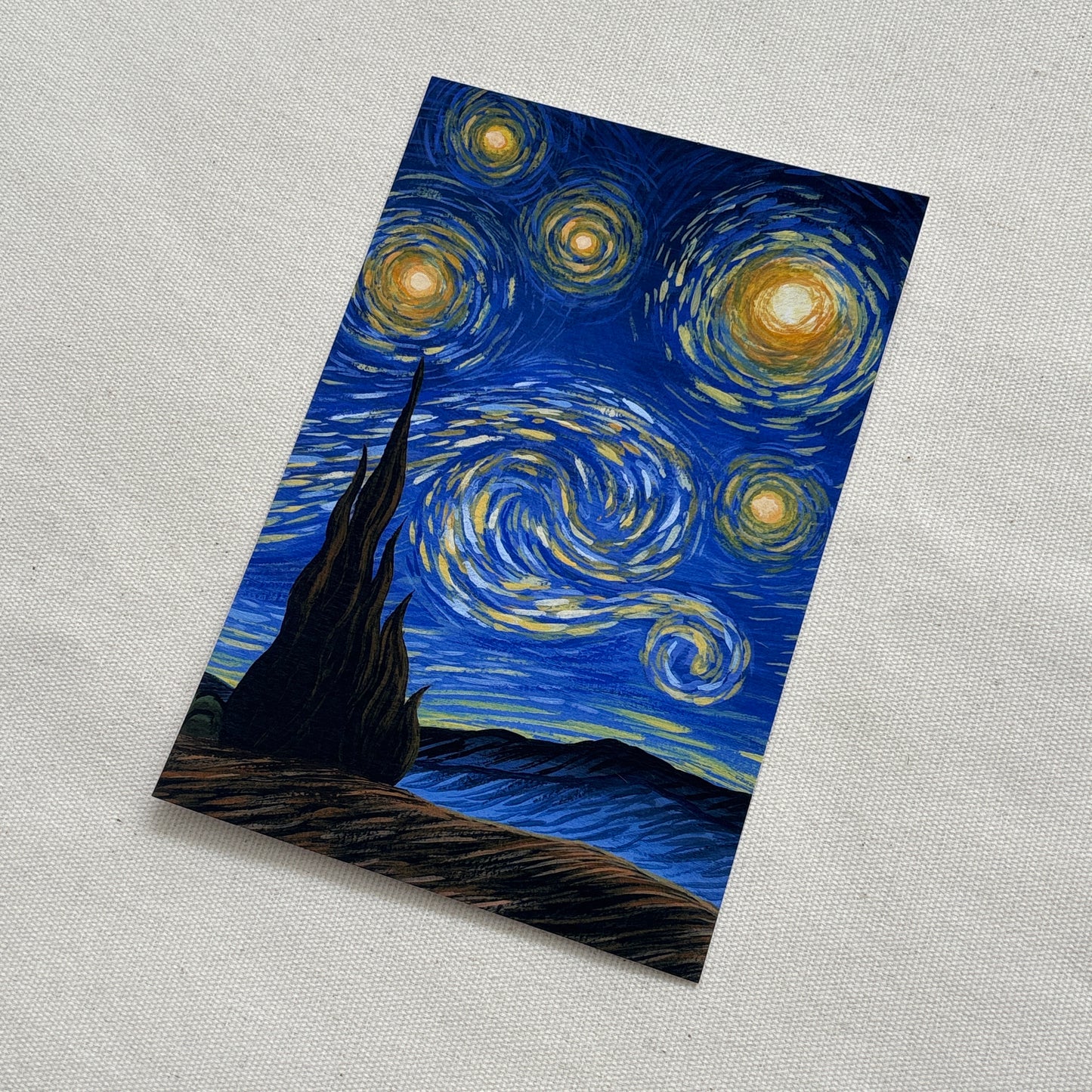 Starry Night Sky - 4 x 6” Art Print