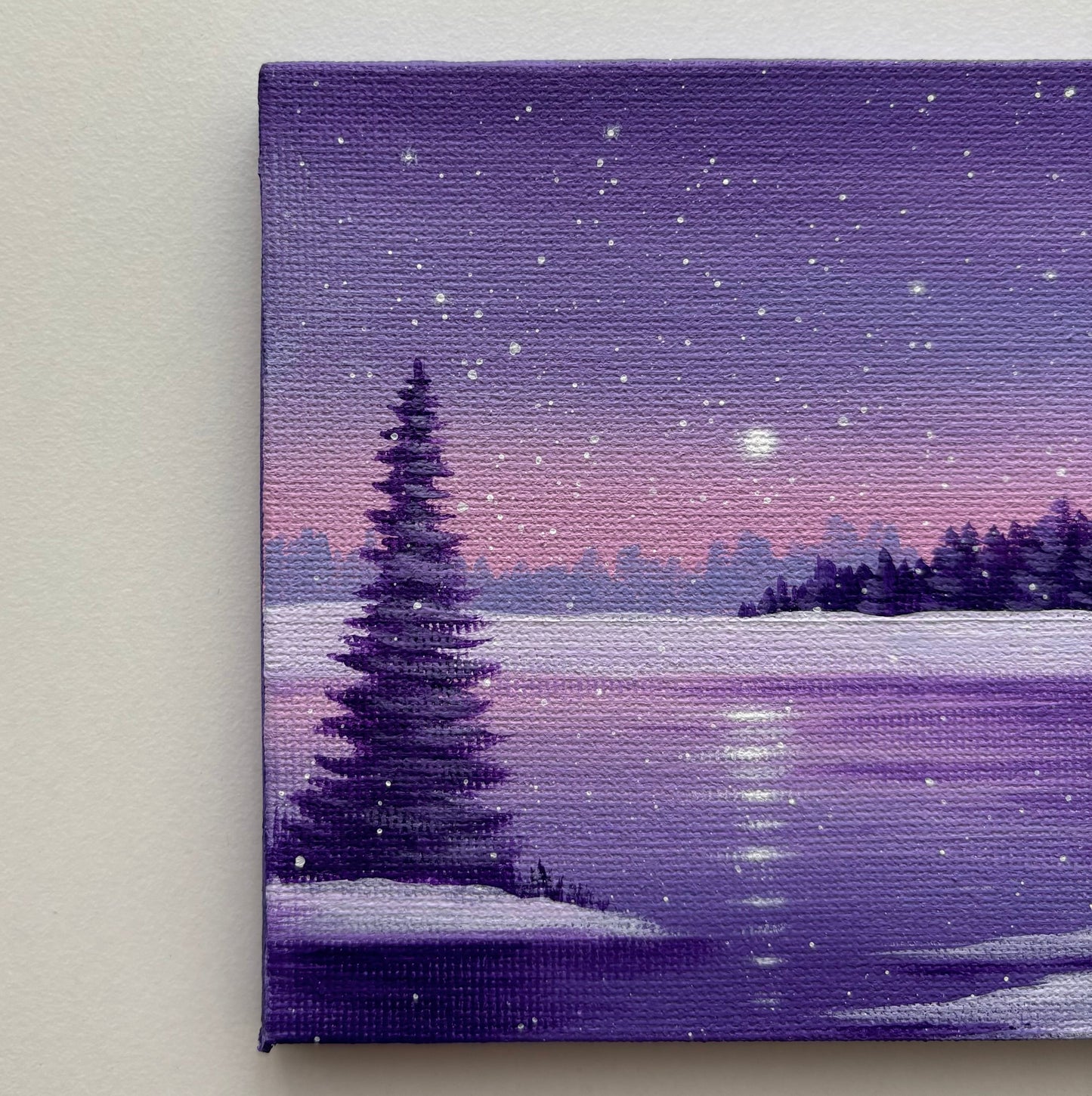 Snowy Scenery - Mini Original Painting