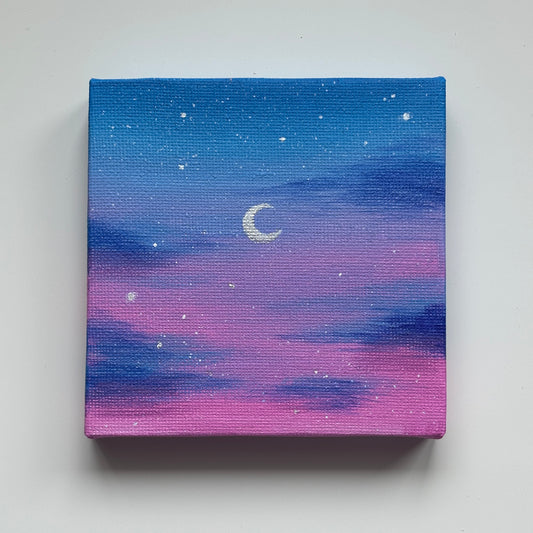 Nostalgic Sunset #5 - Mini Painting