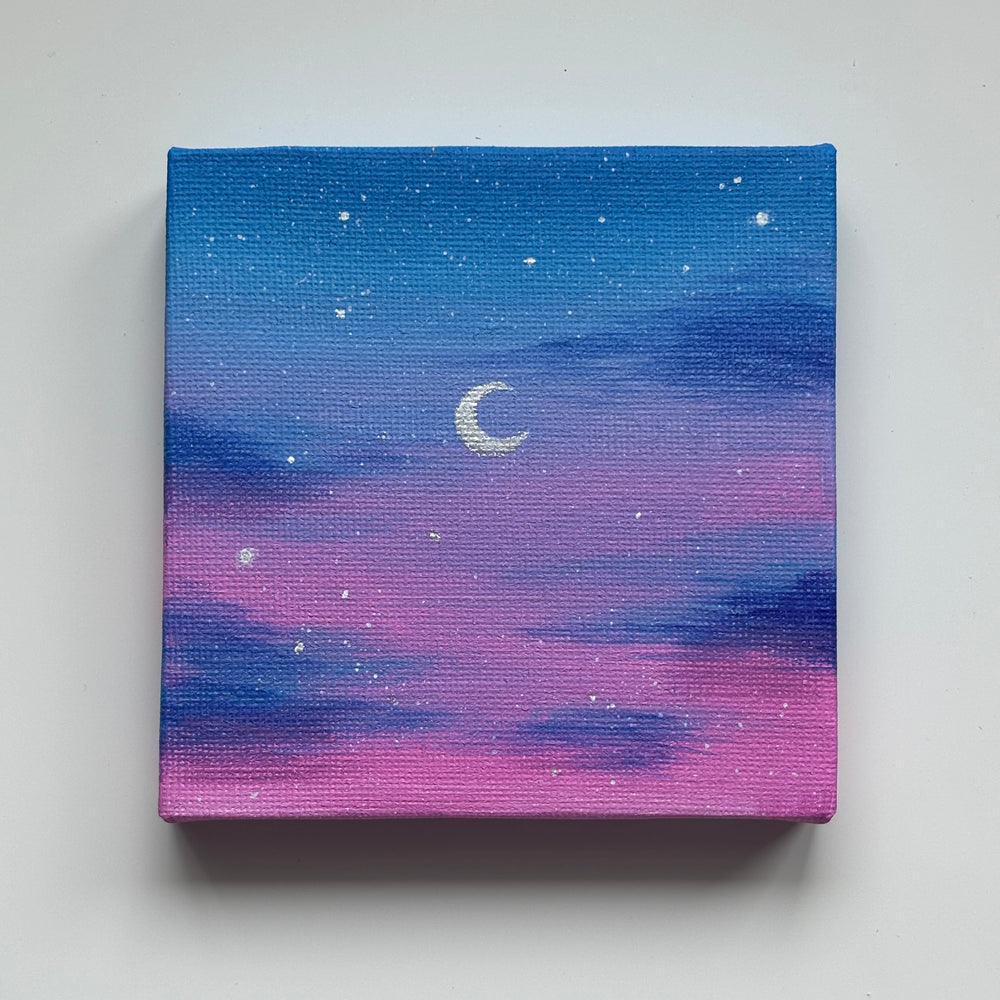 Nostalgic Sunset #5 - Mini Painting