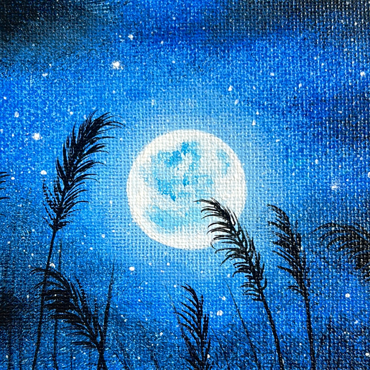 Moonlight Scenery - Mini Original Painting