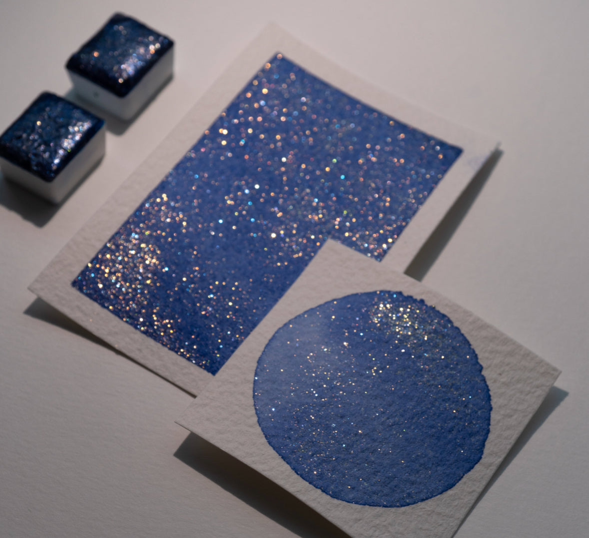 
                  
                    Starry Night Sparkle - Handmade Shimmer Watercolors
                  
                