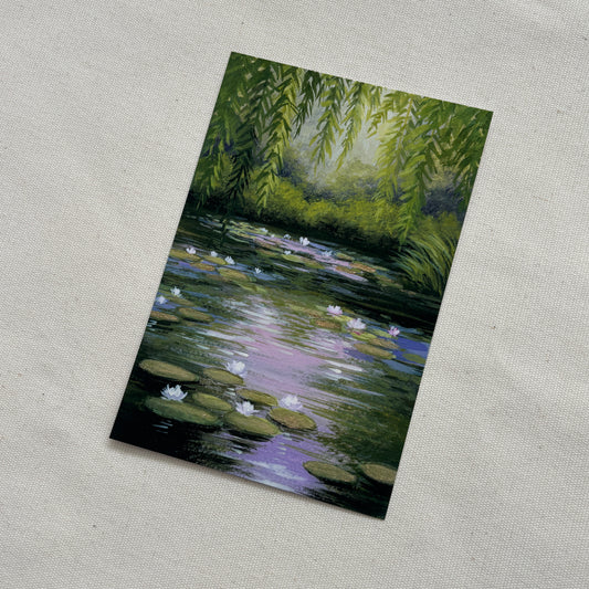Lily Pond Reverie - 4 x 6” Art Print