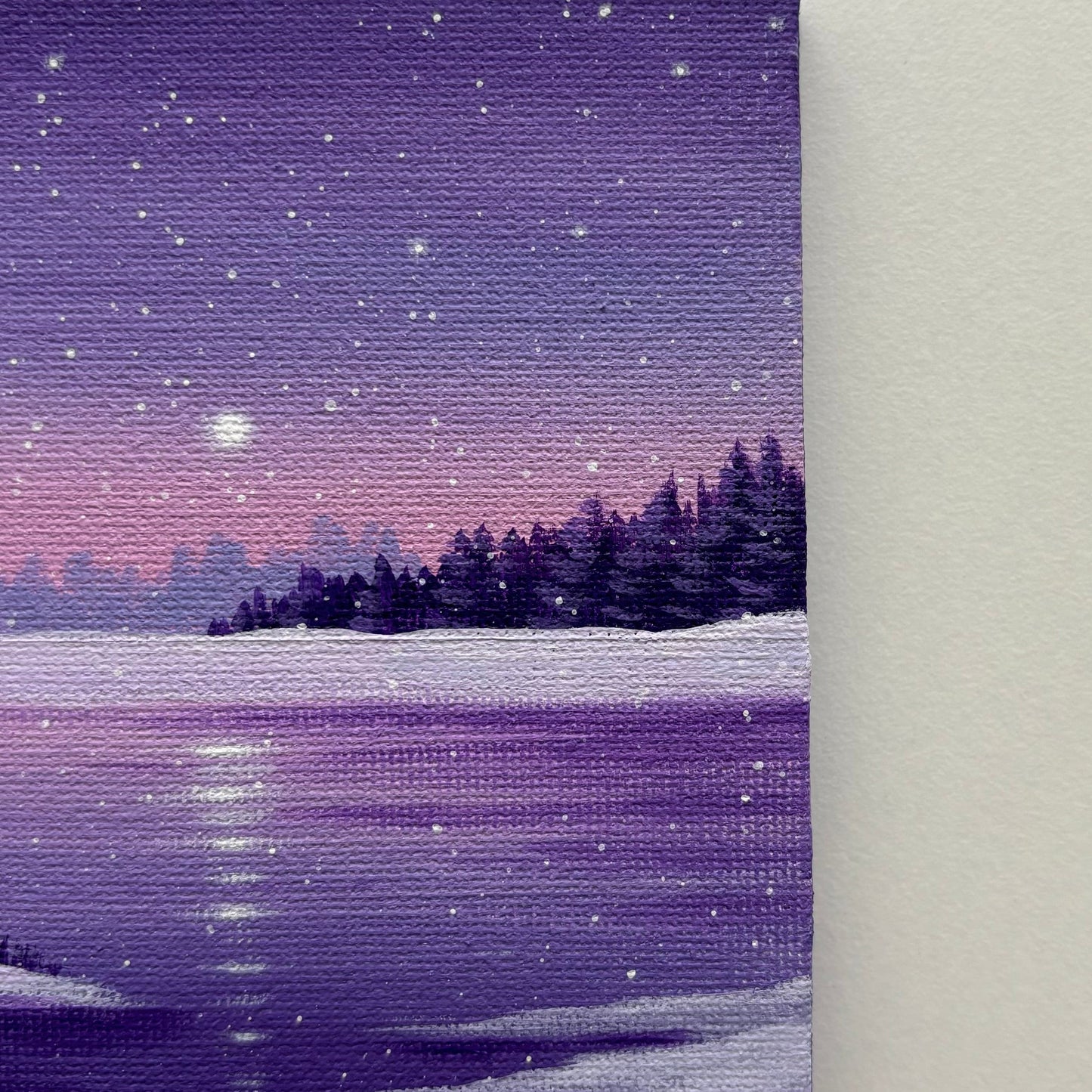 Snowy Scenery - Mini Original Painting
