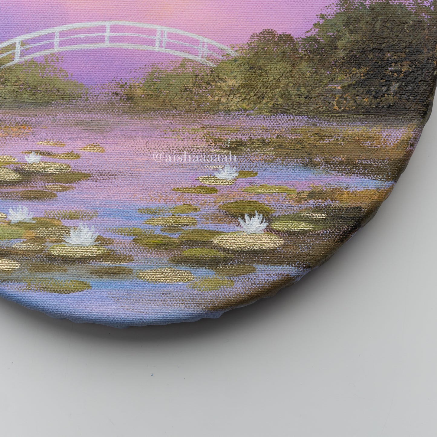 Sparkly Lily Pond - Original Painting