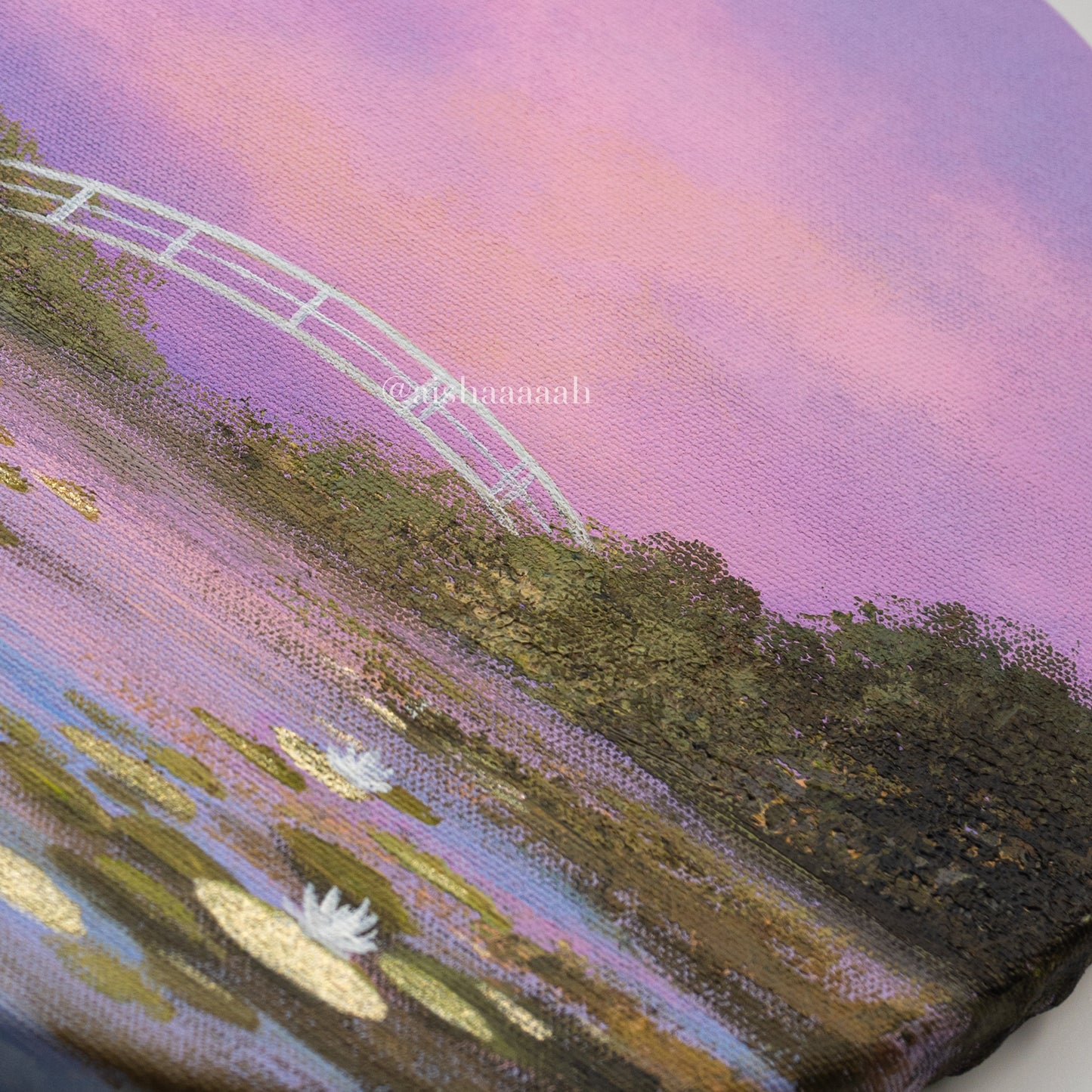 Sparkly Lily Pond - Original Painting