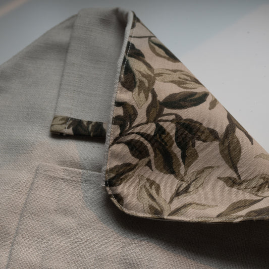 Leaves Canopy - Handmade Cotton Paintbrush Roll