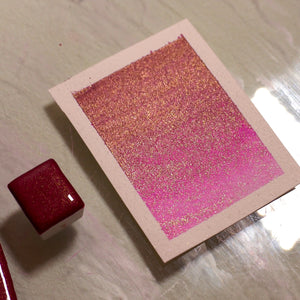 
                  
                    Burgundy Gold Shimmer Watercolour
                  
                