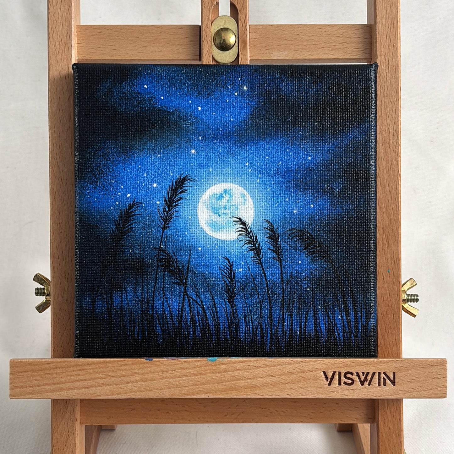 Moonlight Scenery - Mini Original Painting