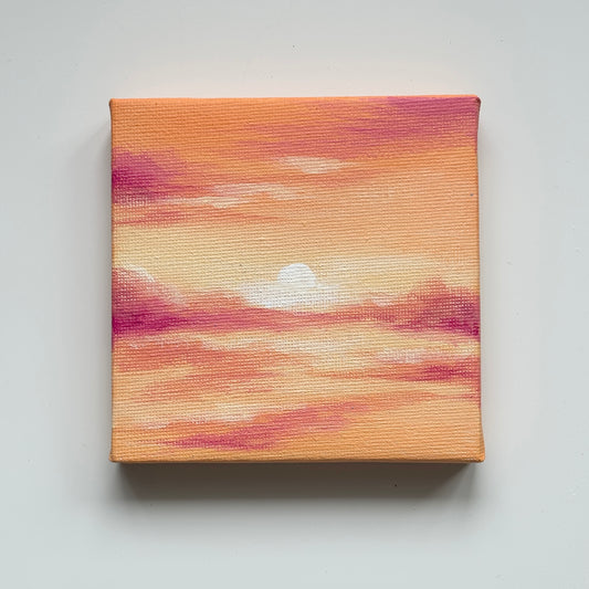 Nostalgic Sunset #1 - Mini Painting