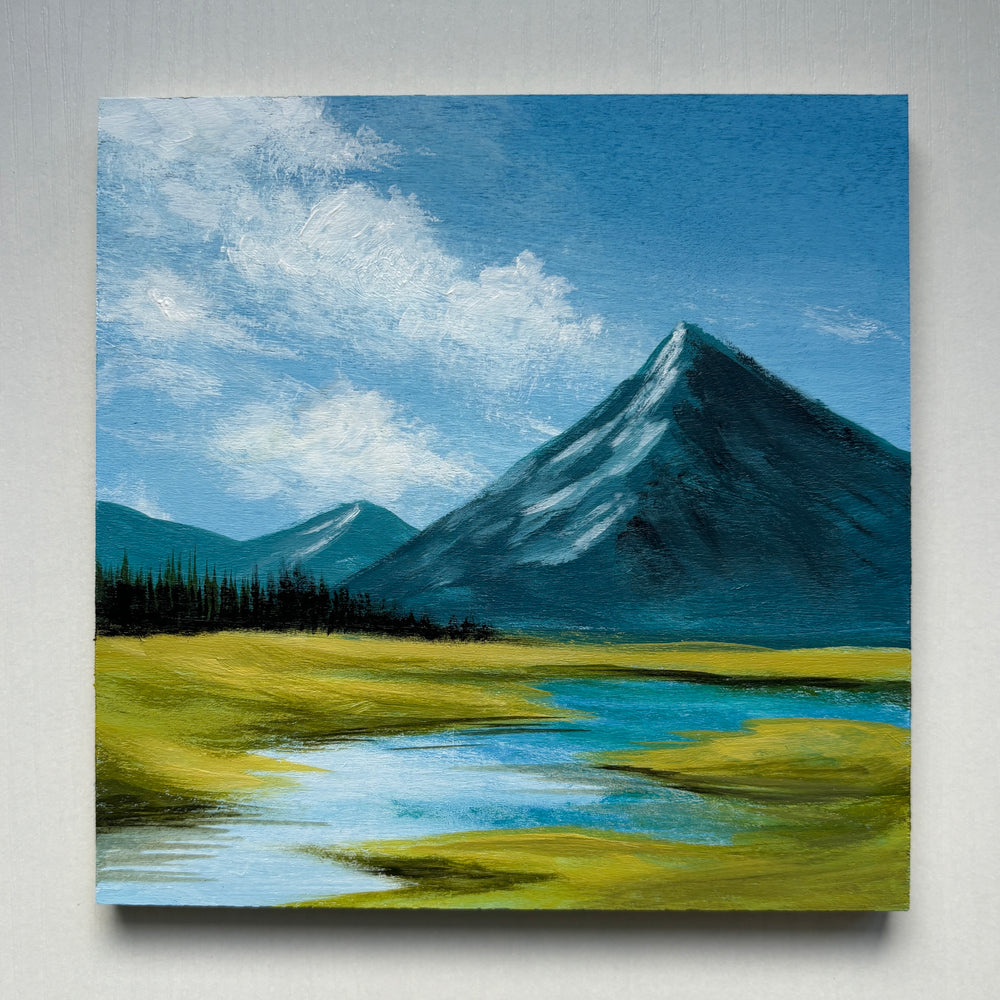 Dreamy Scenery - Original Mini Acrylic Painting