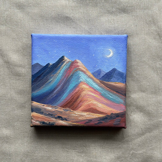 Rainbow Mountains in Peru