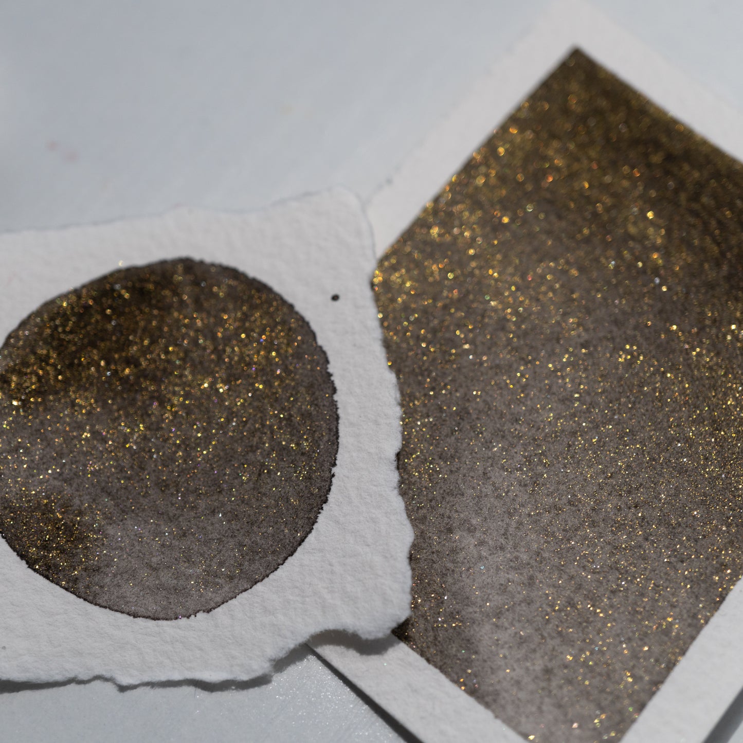 
                  
                    Black Gold Shimmer Watercolour - Half Pan
                  
                