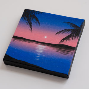 
                  
                    Palm Tree Moonlight - Acrylic Painting
                  
                