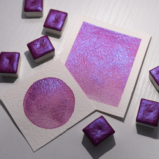 Magenta Violet Watercolour