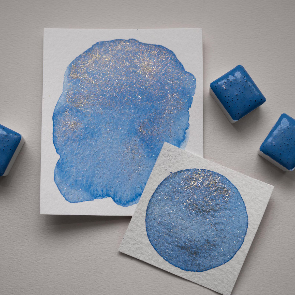 Cornflower Blue - Shimmer Watercolor