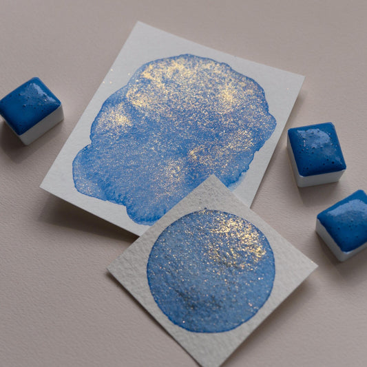 Cornflower Blue - Shimmer Watercolor