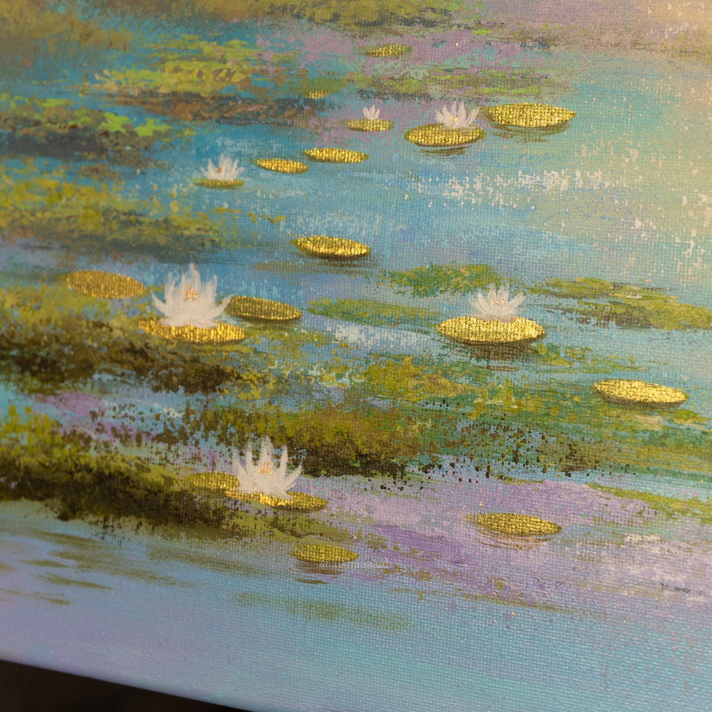Lily Pond Reverie - 18 x 24 inches - Original Painting