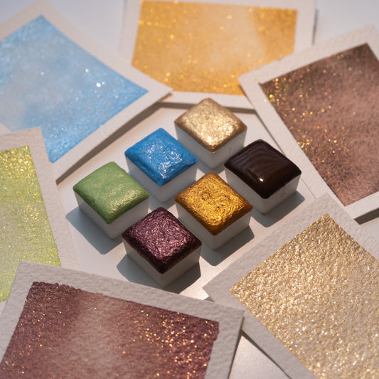 The Nature Sparkles Watercolour Set