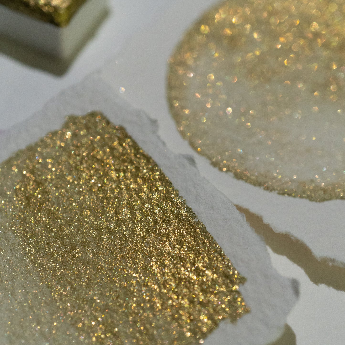 Olive Gold Sparkle