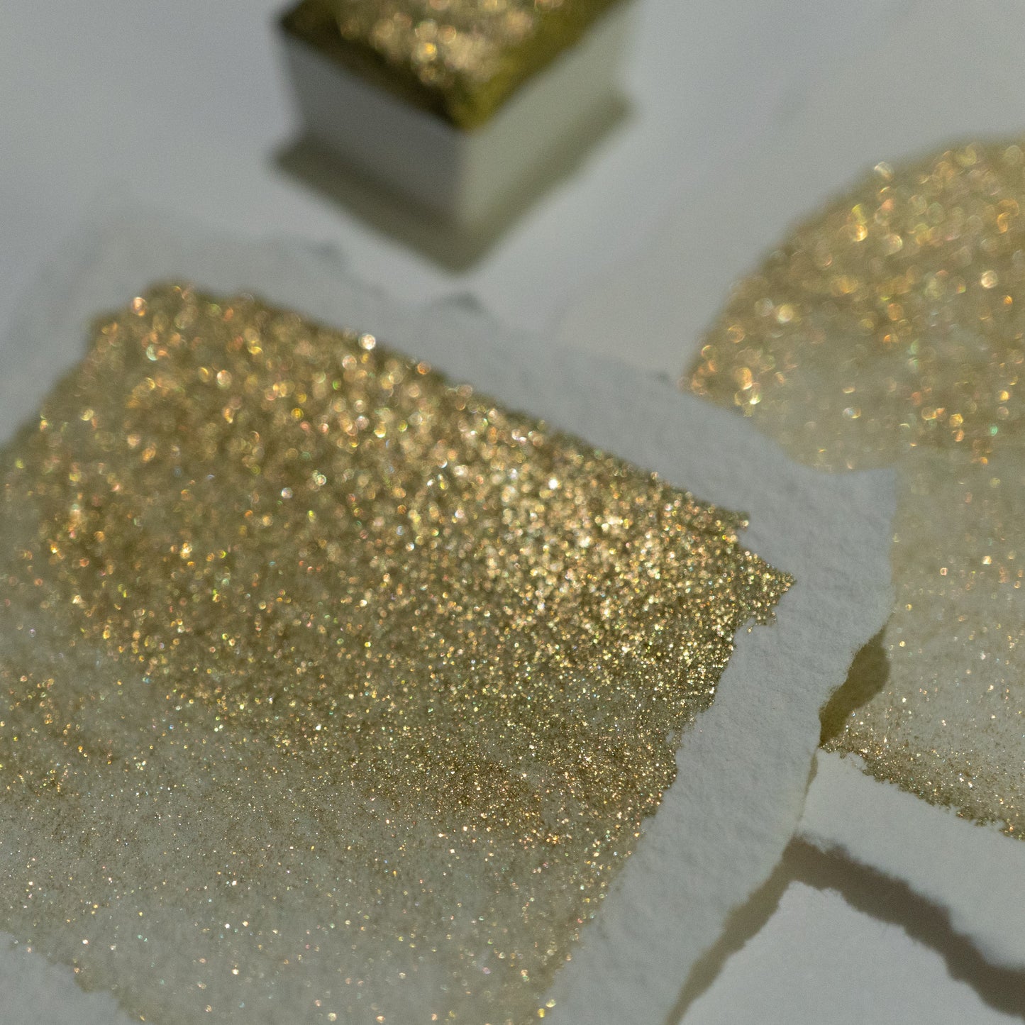 Olive Gold Sparkle