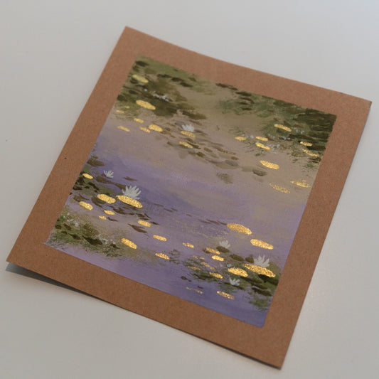 Moonlit Lilies - Original Painting