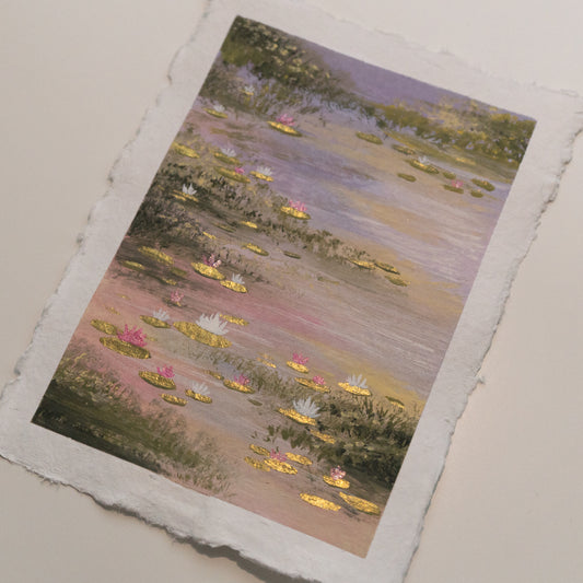 Enchanted Lily Pond - Original Painting