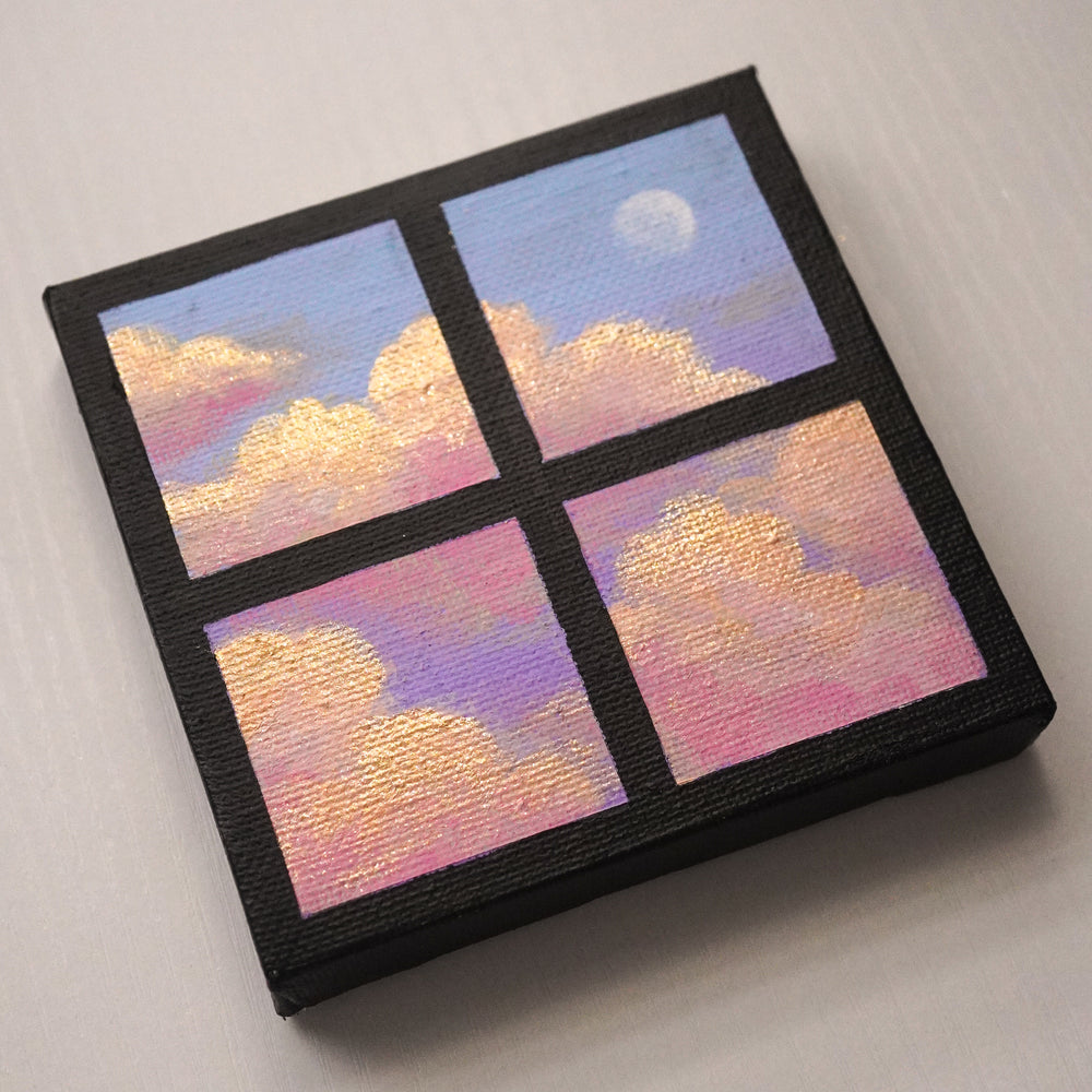 
                  
                    'Magical Sunset' - Original Mini Acrylic Painting
                  
                