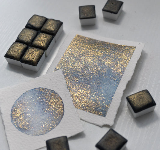 Starry Dust Glow Shimmer Watercolour