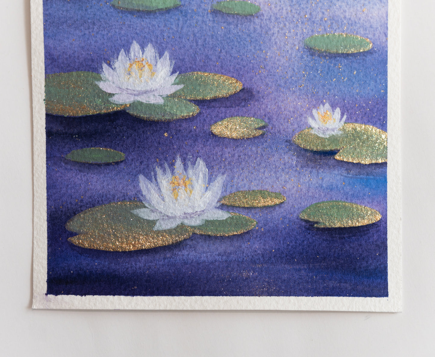 Sparkling Water Lilies - Original Painting