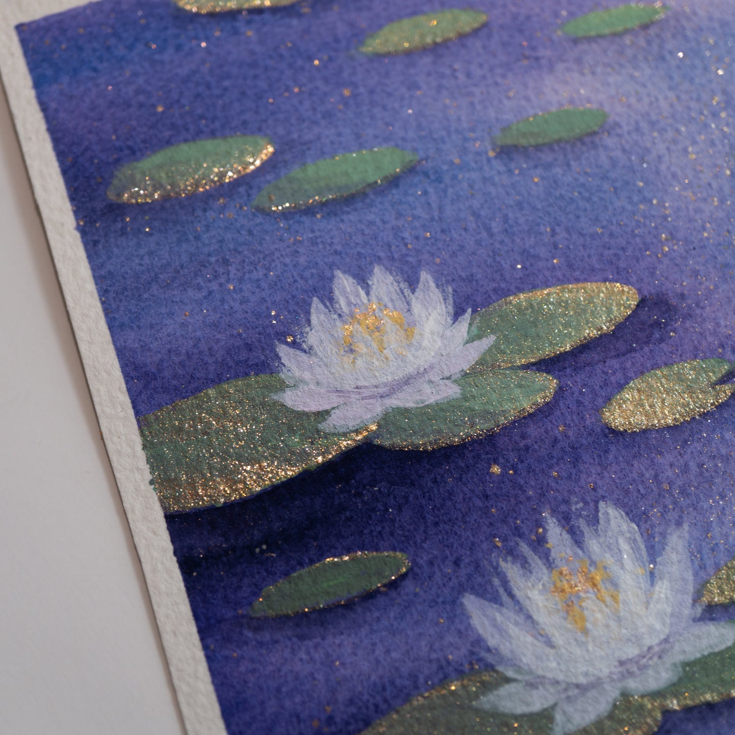 Sparkling Water Lilies - Original Painting