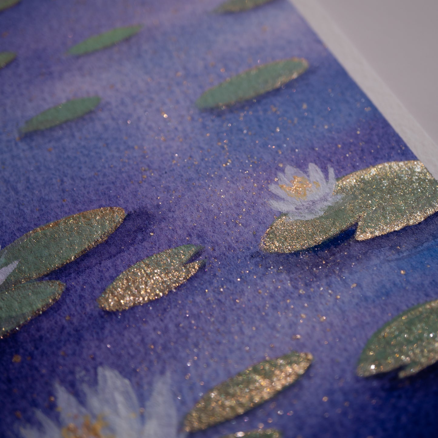 Sparkling Water Lilies - Original Painting