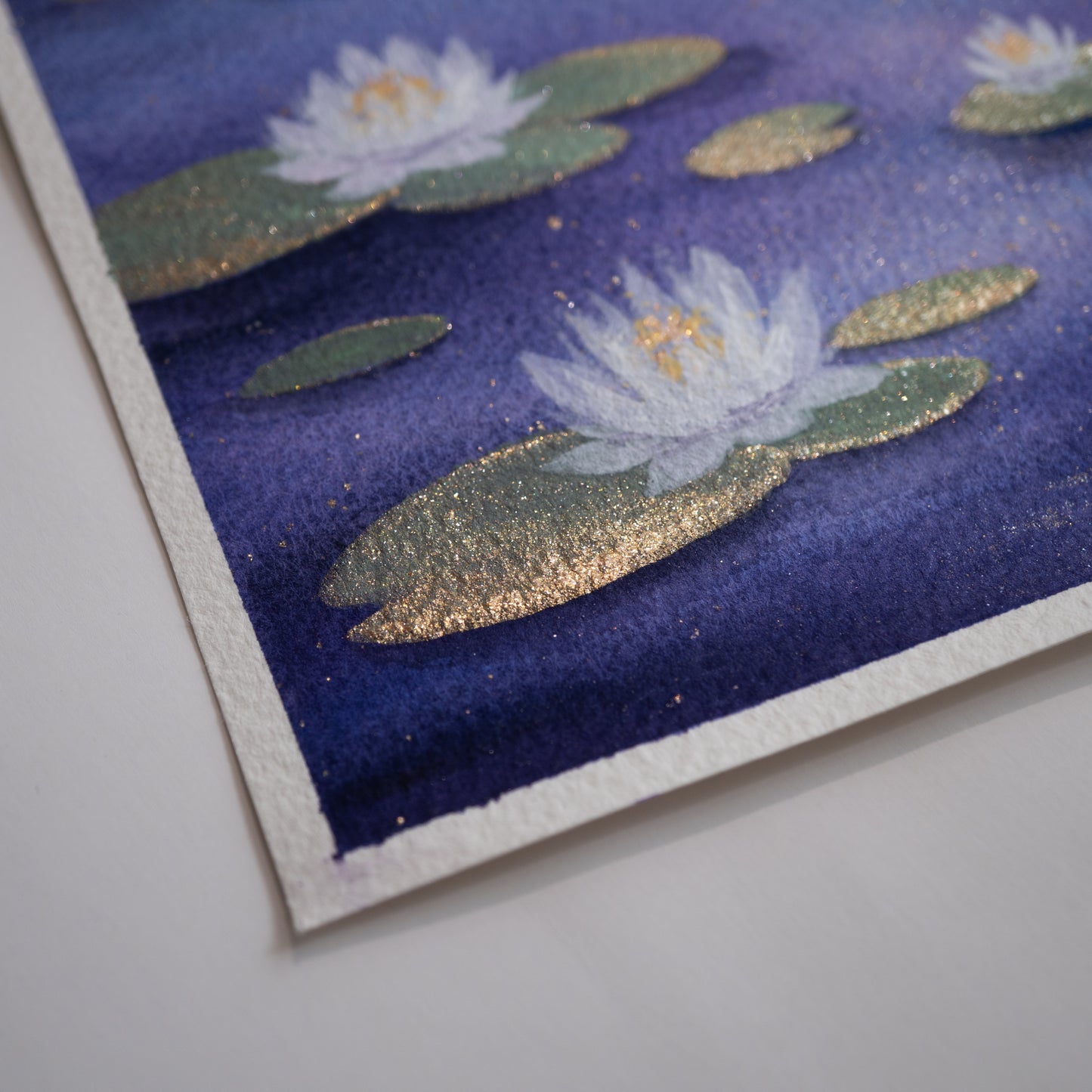 Sparkling Water Lilies - Original Painting