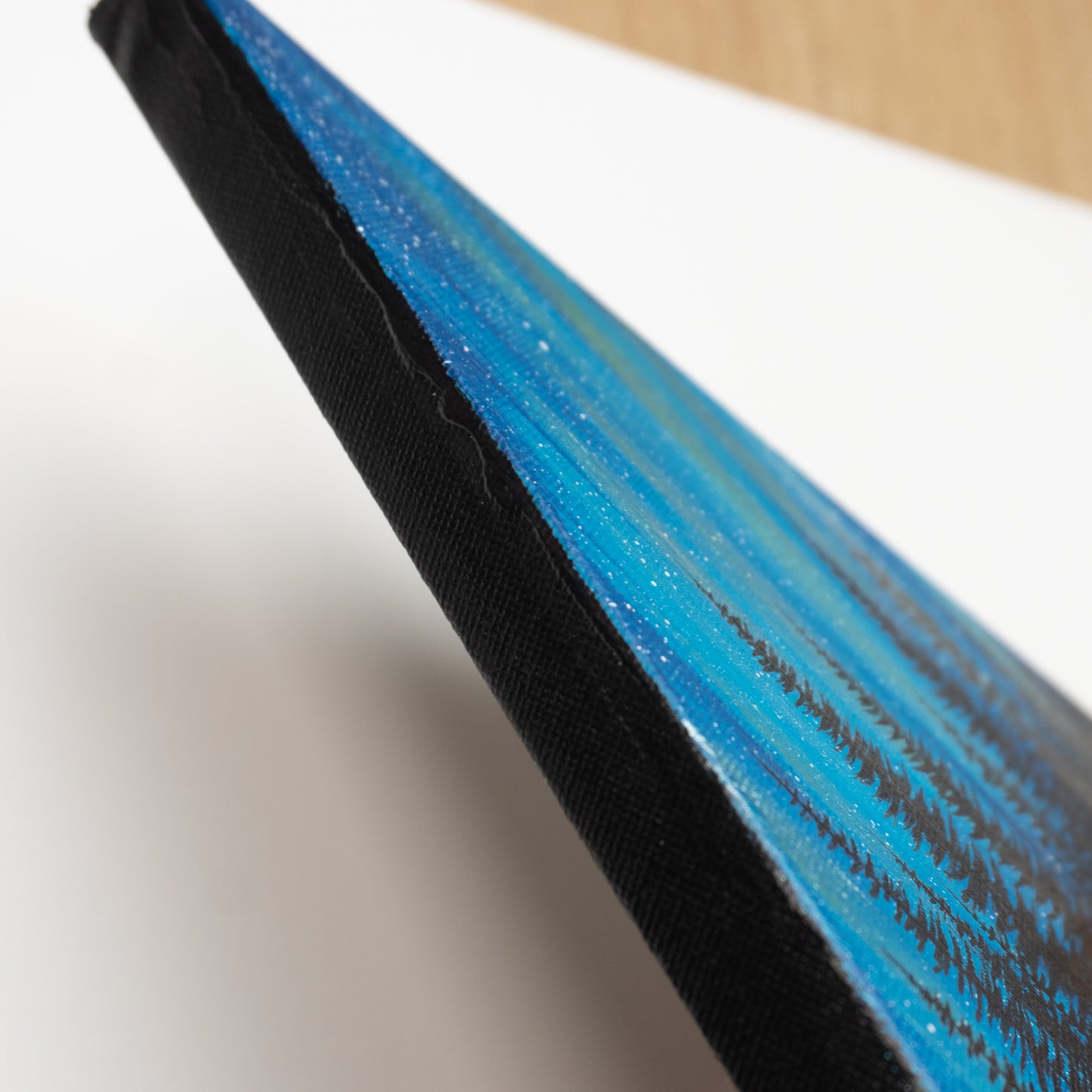 Northern Lights Triangle Canvas - Original Painting