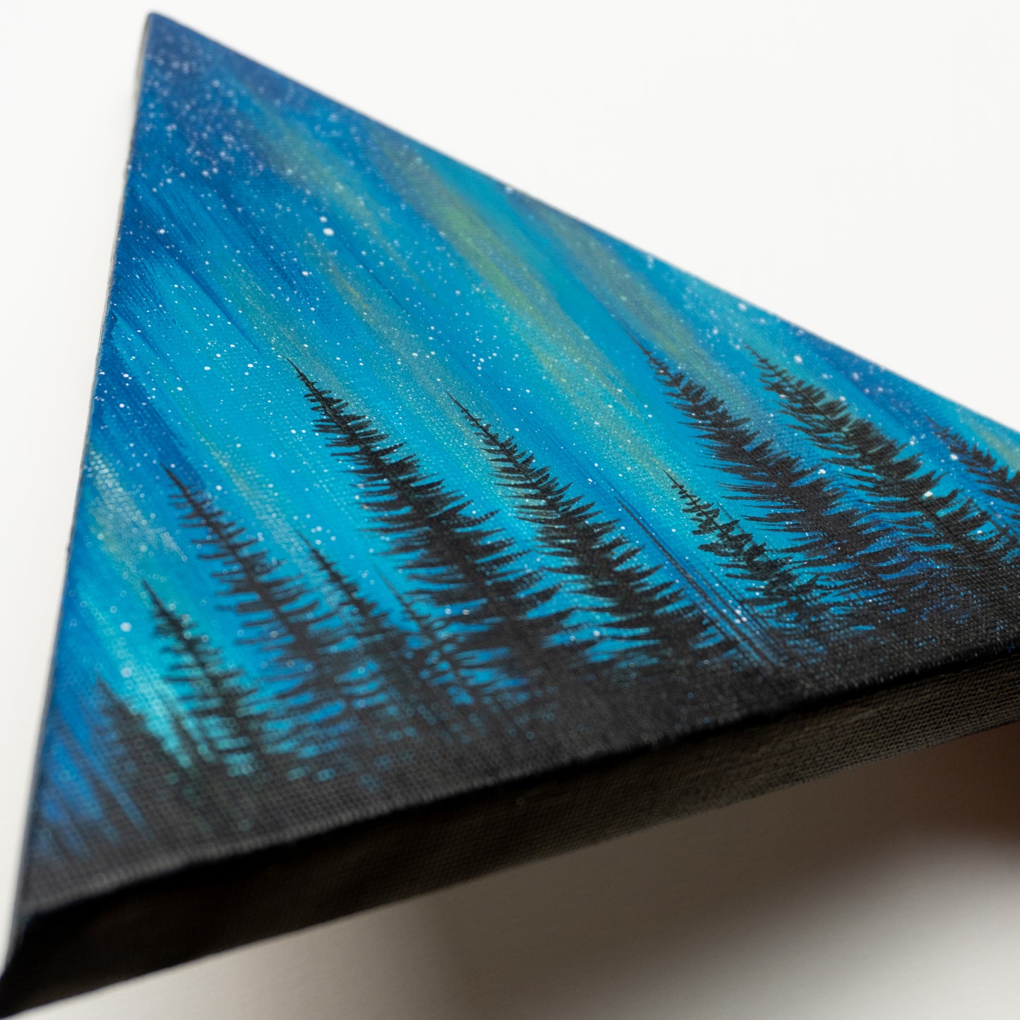 
                  
                    Northern Lights Triangle Canvas - Original Painting
                  
                