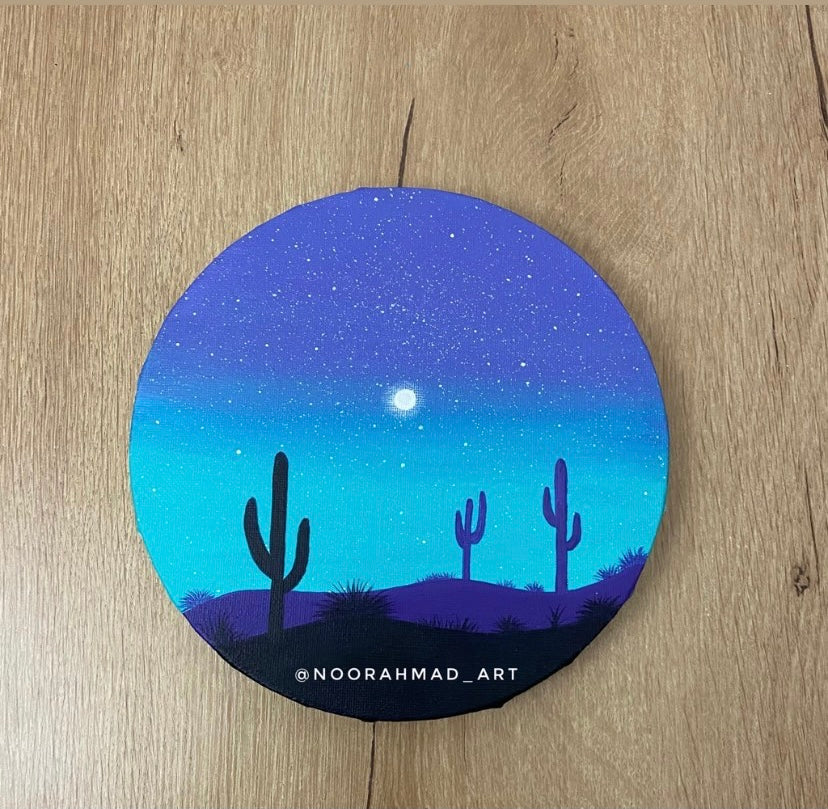 Original Painting - Cactus Scenery